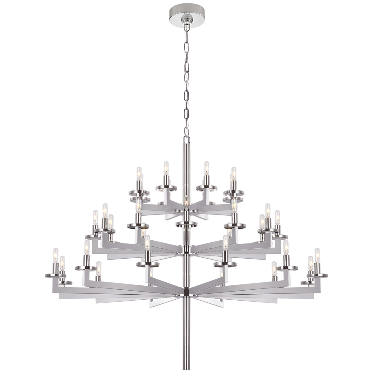 Visual Comfort Liaison Triple Tier Chandelier