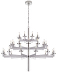 Visual Comfort Liaison Triple Tier Chandelier