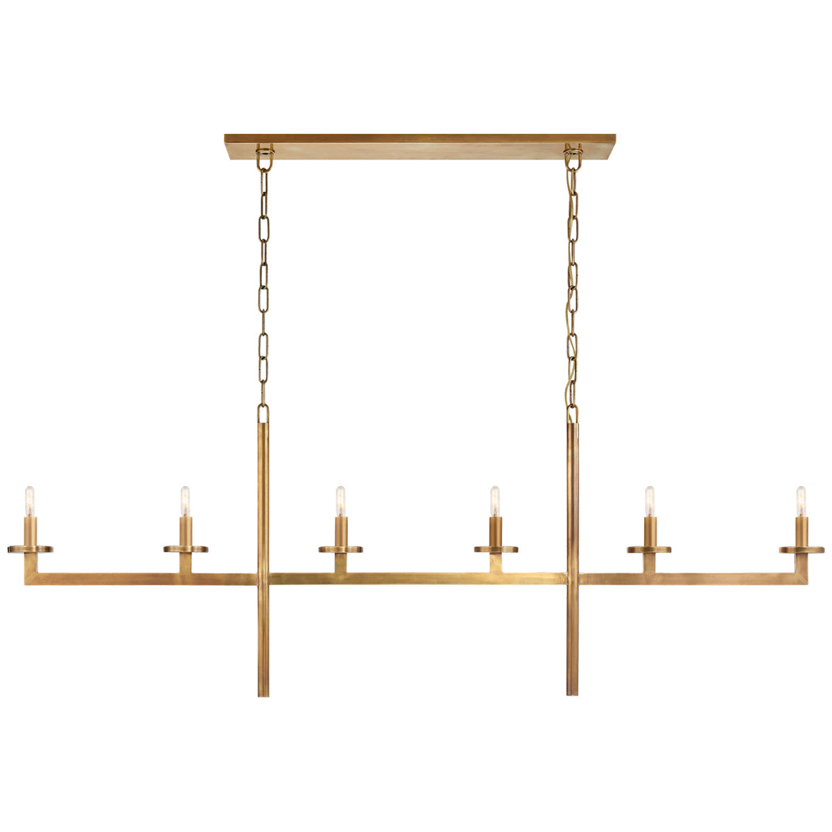 Visual Comfort Liaison Large Linear Chandelier