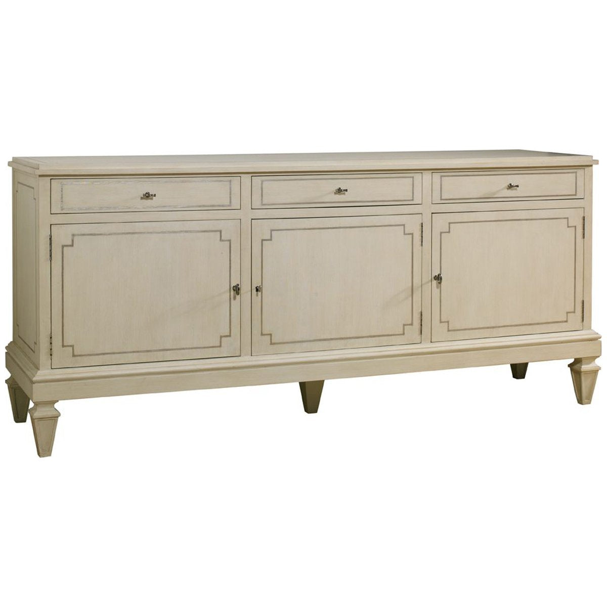 Lillian August Foster 3-Door Server in Ivory