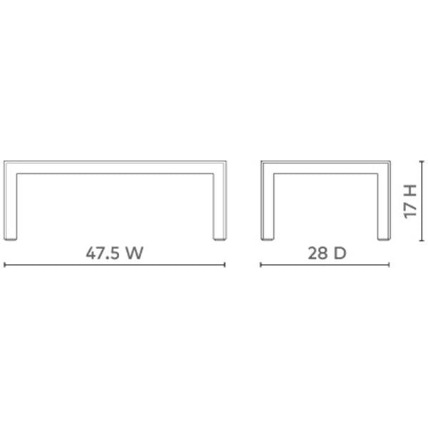 Villa &amp; House Lauren Coffee Table