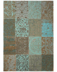 Louis de Poortere Vintage Multi 8006 Sea Blue Rug