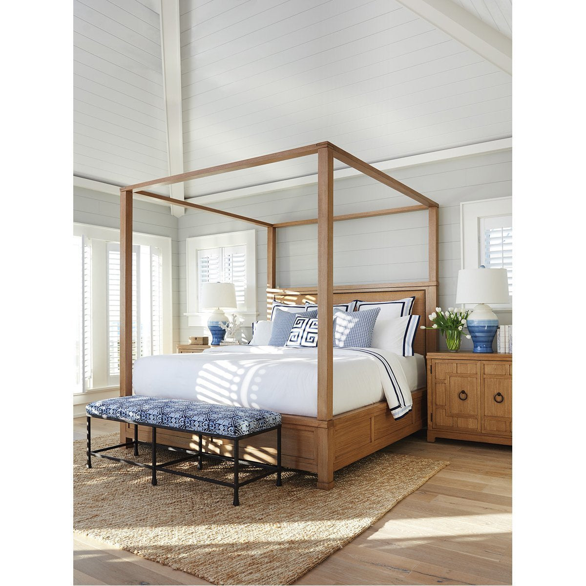 Lexington Barclay Butera Newport Shorecliff Canopy Bed