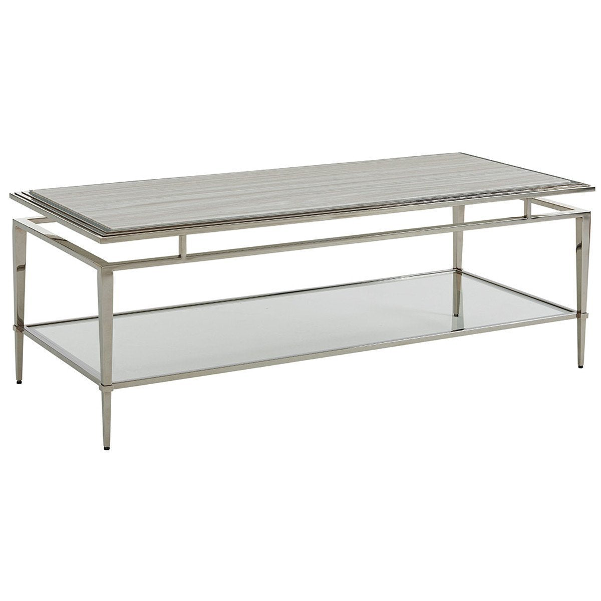 Lexington Ariana Athene Stainless Cocktail Table