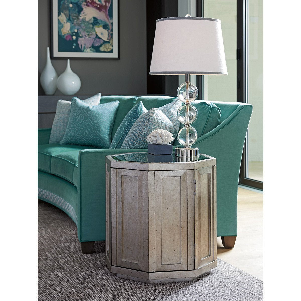 Lexington Ariana Rochelle Octagonal Storage Table