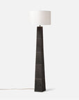 Made Goods Alumet Hair-On-Hide Tall Floor Lamp