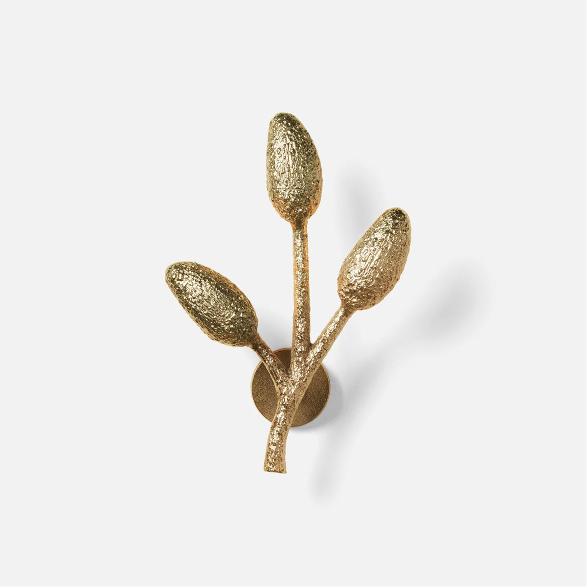 Made Goods Fiore Three Buds Metal Sconce