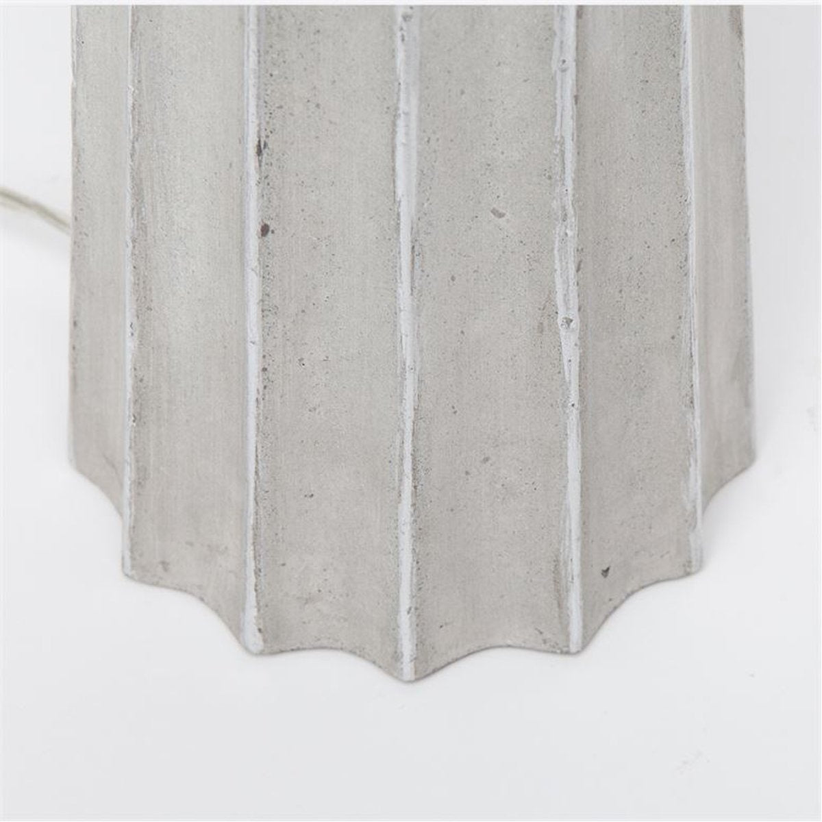 Made Goods Nova Leafed Cement Table Lamp