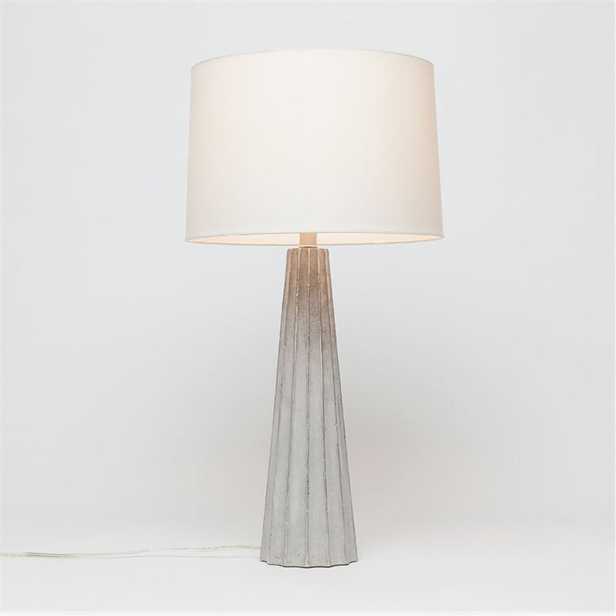 Made Goods Nova Leafed Cement Table Lamp