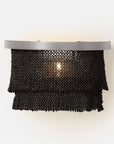 Made Goods Patricia Sconce Tiered Woven Coco Bead sconce