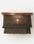 Made Goods Patricia Sconce Tiered Woven Coco Bead sconce