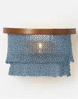 Made Goods Patricia Sconce Tiered Woven Coco Bead sconce