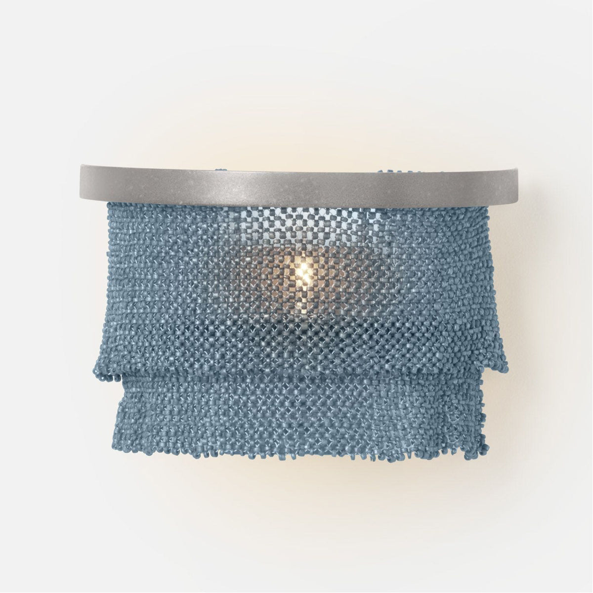 Made Goods Patricia Sconce Tiered Woven Coco Bead sconce