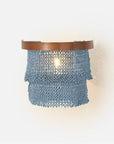 Made Goods Patricia Sconce Tiered Woven Coco Bead sconce