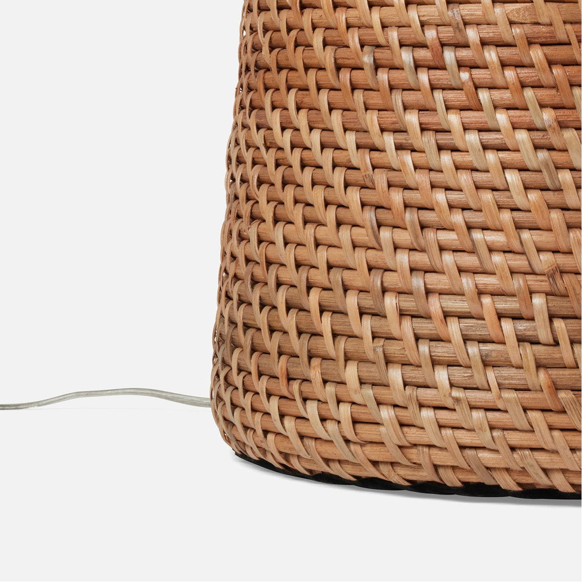 Made Goods Radcliff Jug-Shaped Rattan Table Lamp