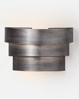 Made Goods Thyra Art Decor 3-Tiered 2-Light Metal Sconce