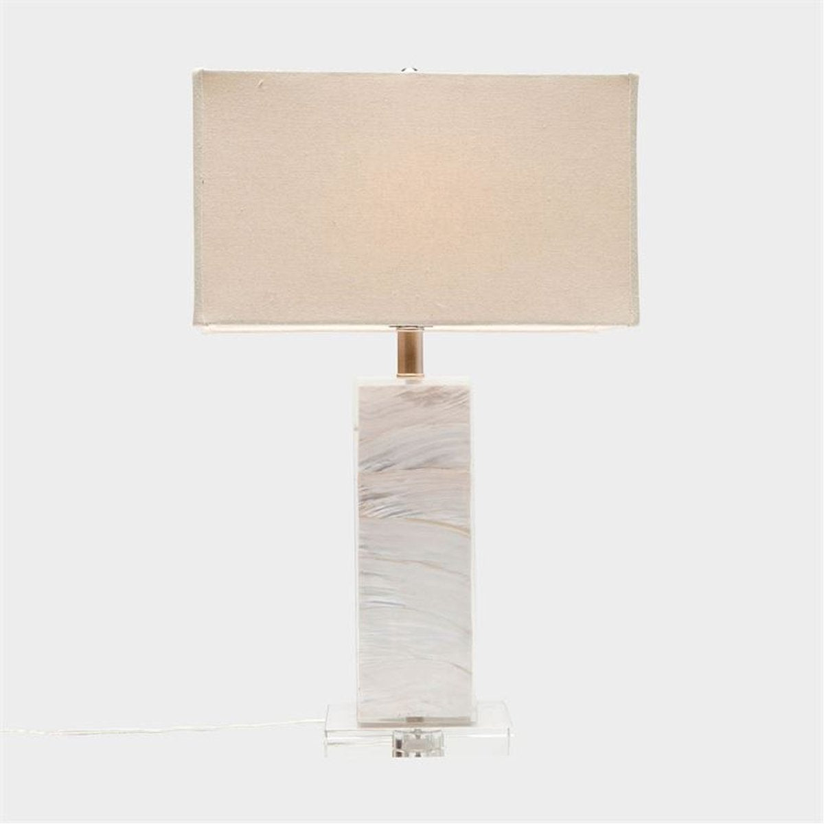 Made Goods Zilia Modern Shell Table Lamp