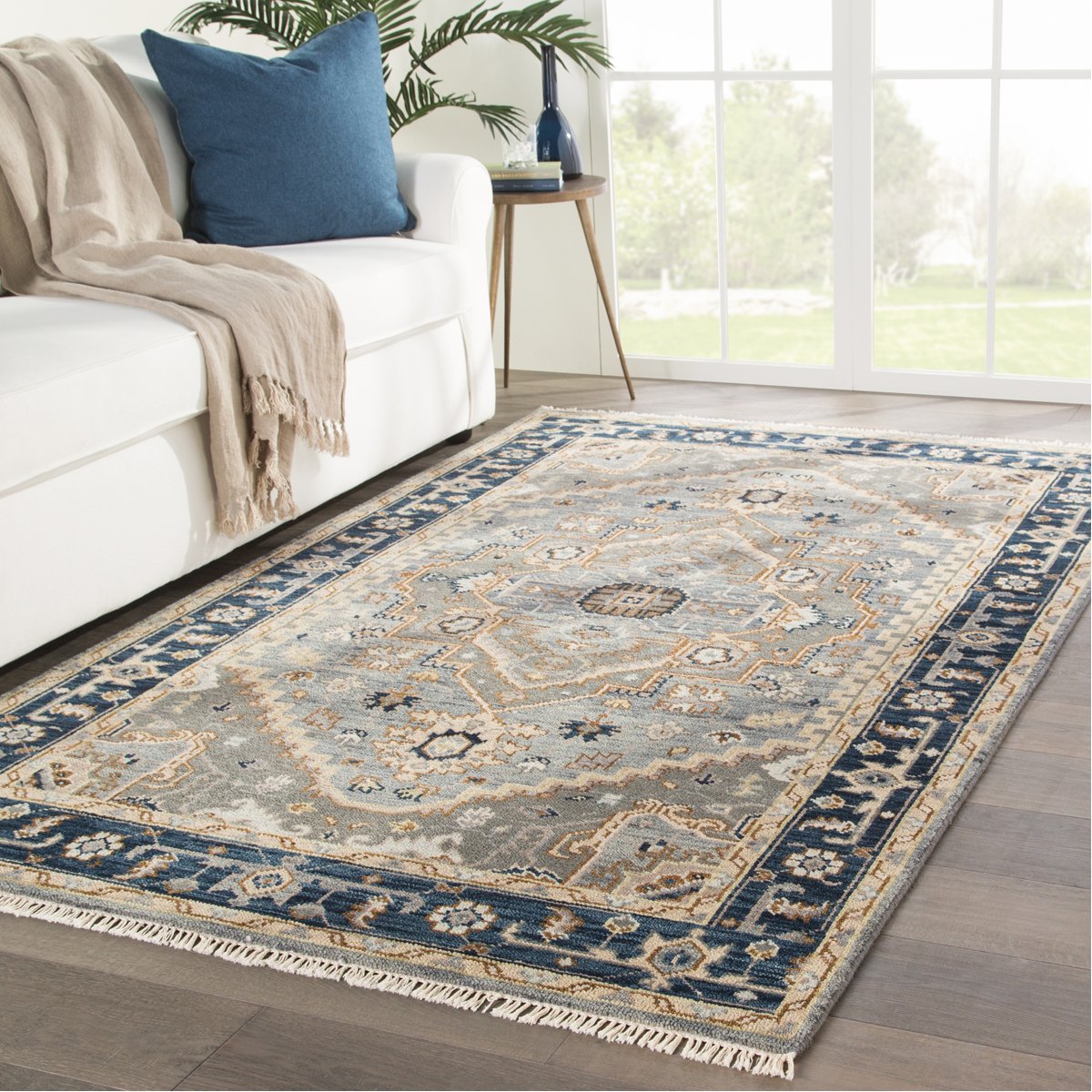 Jaipur Juliette Arabella Abstract Light Gray White JUT01 Rug