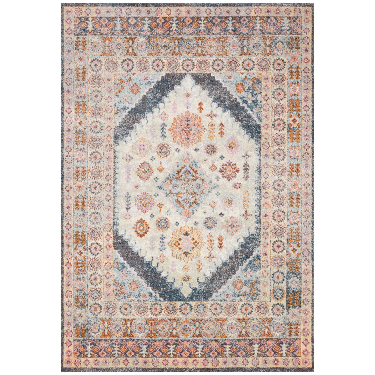 Loloi Clara CLA-07 Pebble Fiesta Power Loomed Rug