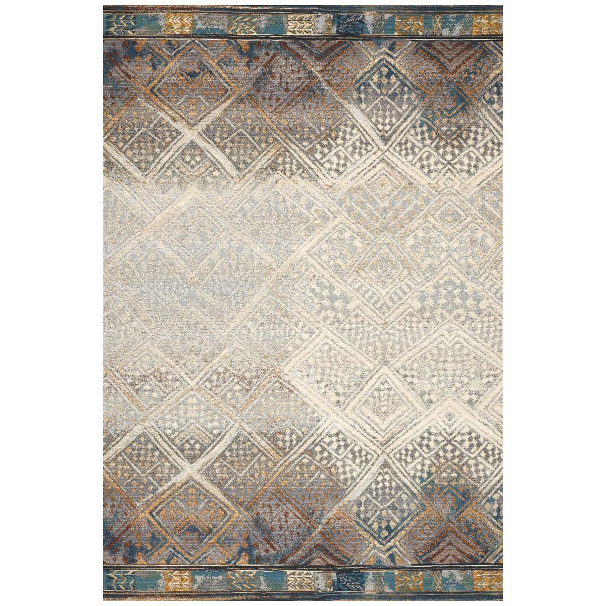 Loloi Mika MIK-02 Ivory Mediterranean Power Loomed Rug