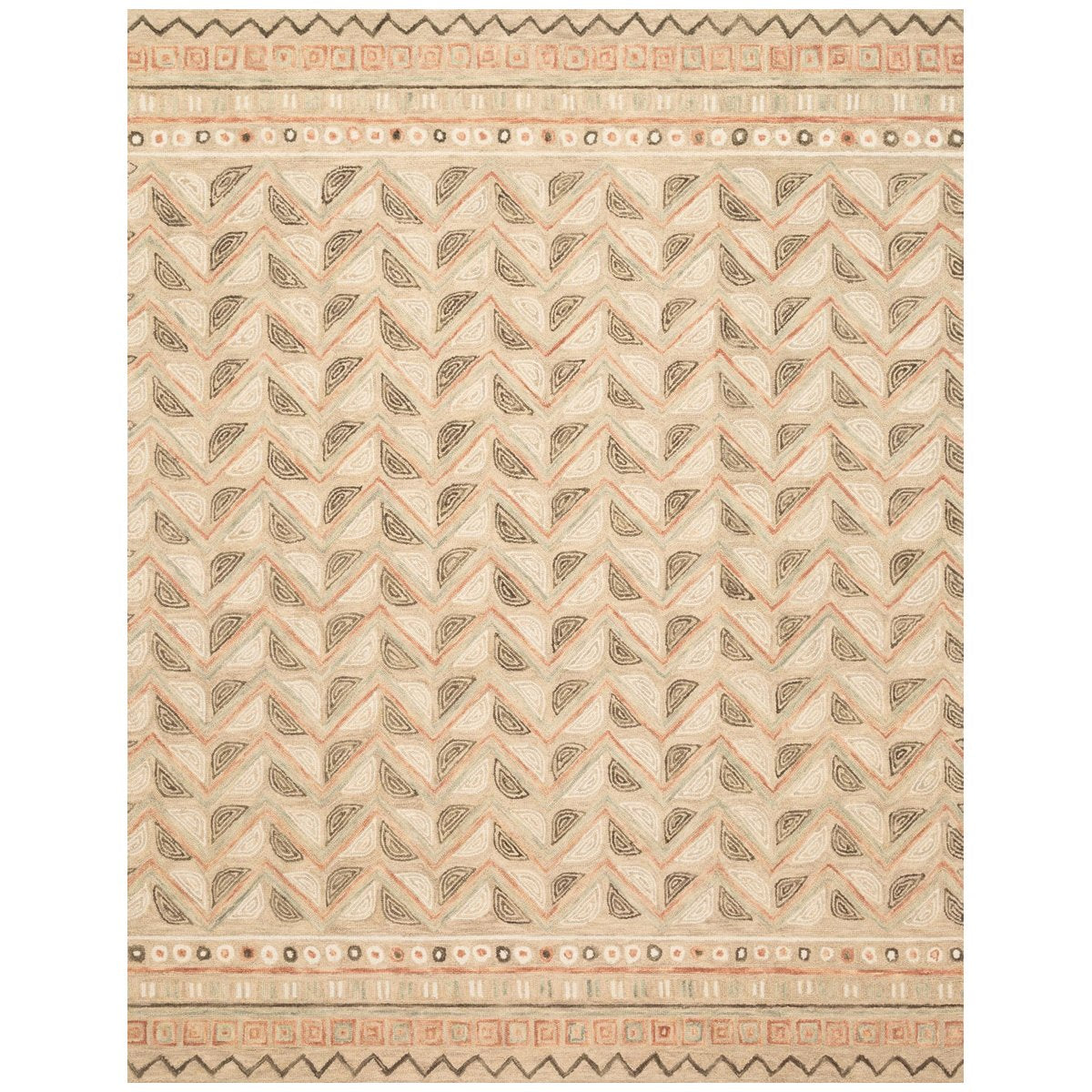 Loloi Priti PRT-08 Taupe Multi Rug