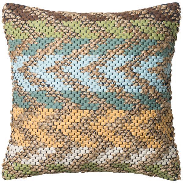 Loloi P0330 Dhurri Style 22&quot; x 22&quot; Pillows Set of 2