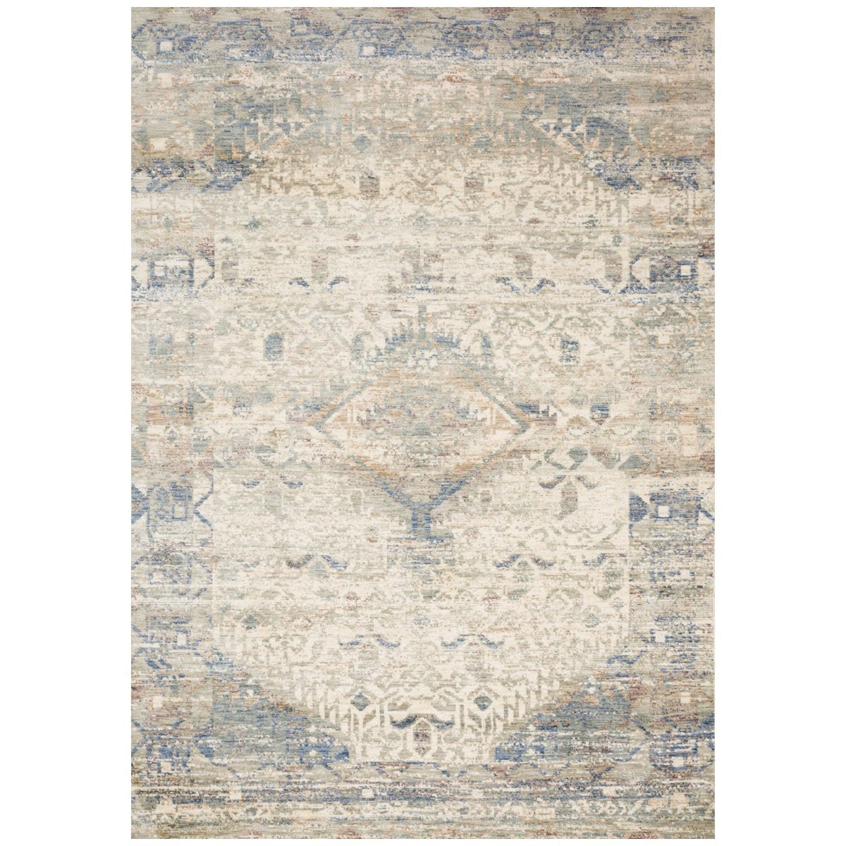 Loloi Revere REV-06 Rug, Ivory, Blue