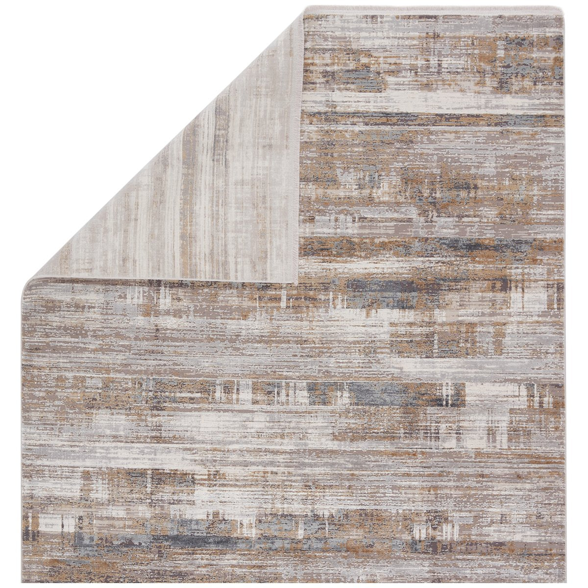 Jaipur Lavigne Denman Abstract Gray Gold LVG02 Rug