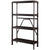 Baker Furniture Lattice Etagere with Oak Shelves MCA1595