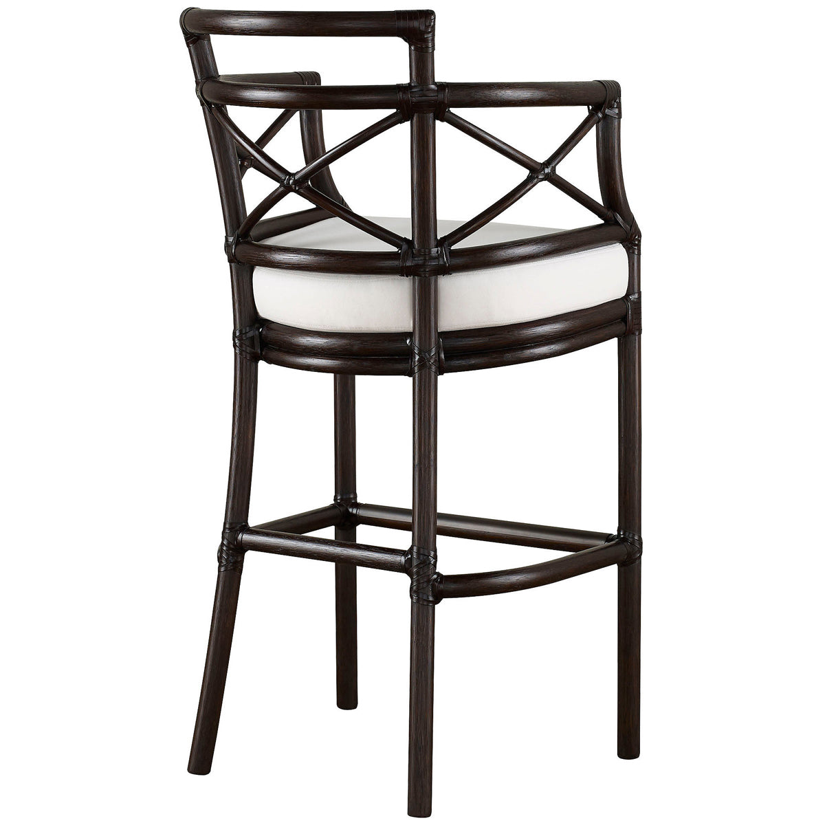 Baker Furniture Gondola Arm Barstool MCA3047