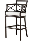 Baker Furniture Gondola Arm Barstool MCA3047