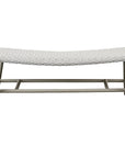 Baker Furniture Bow Outdoor Bench MCO3316B