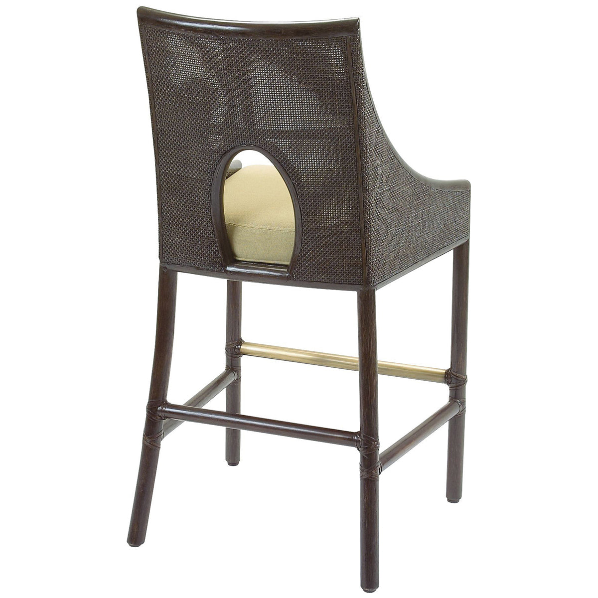 Baker Furniture Caned Barstool MCO362N