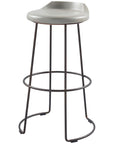 Baker Furniture Swivel Barstool with Concrete Seat MCO408T