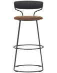 Baker Furniture Danish Cord Swivel Counter Stool MCO426