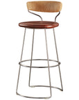 Baker Furniture Danish Cord Swivel Counter Stool MCO426