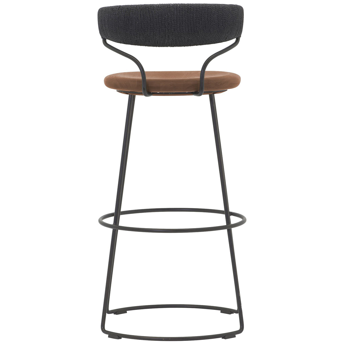 Baker Furniture Danish Cord Swivel Barstool MCO426T