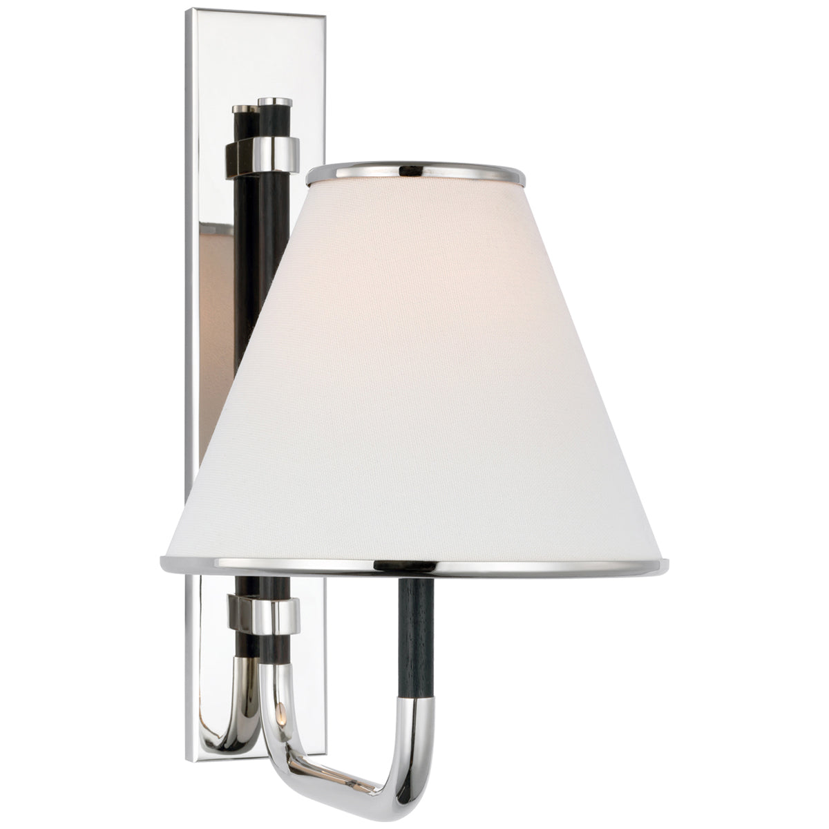 Visual Comfort Rigby Small Sconce with Linen Shade