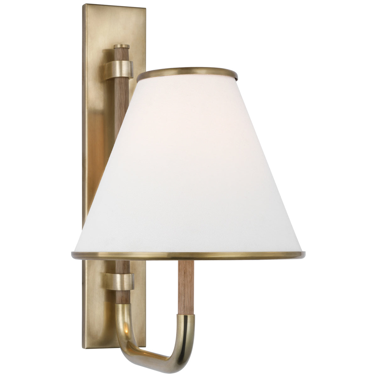 Visual Comfort Rigby Small Sconce with Linen Shade