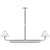 Visual Comfort Rigby Large Linear Chandelier with Linen Shade