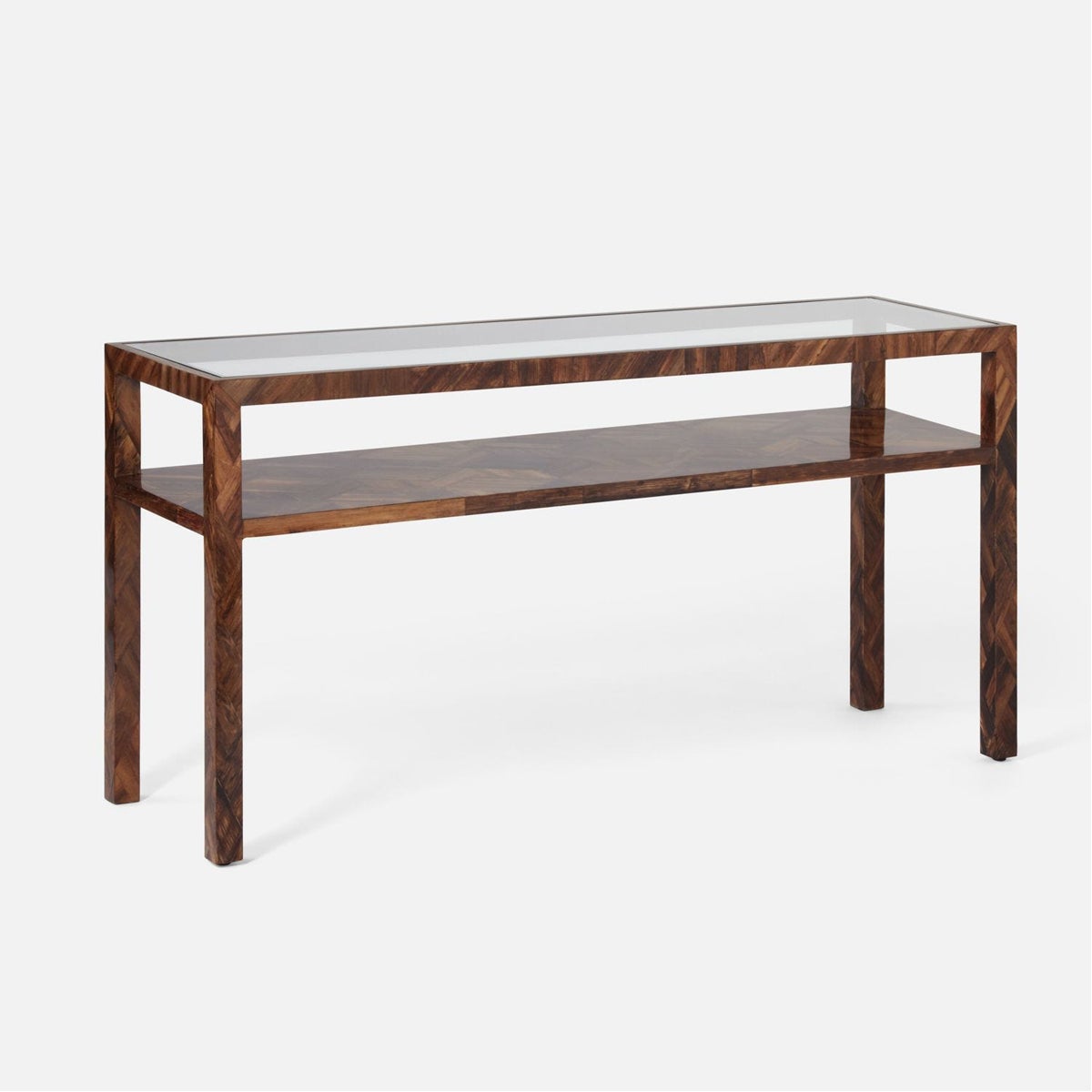 Made Goods Brindley Parquetery Console Table