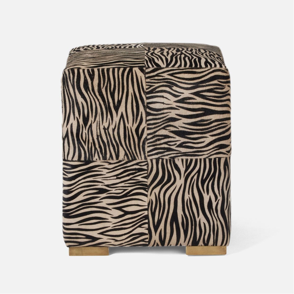 Made Goods Ondrea Animal-Print Stool