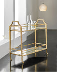 Modern History Shagreen Bar Cart