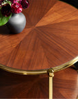 Modern History Kristin 2-Tier Round End Table