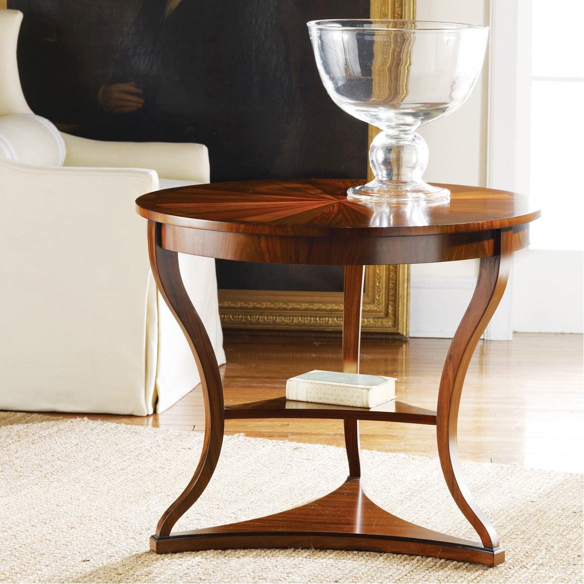 Modern History Large Regency End Table