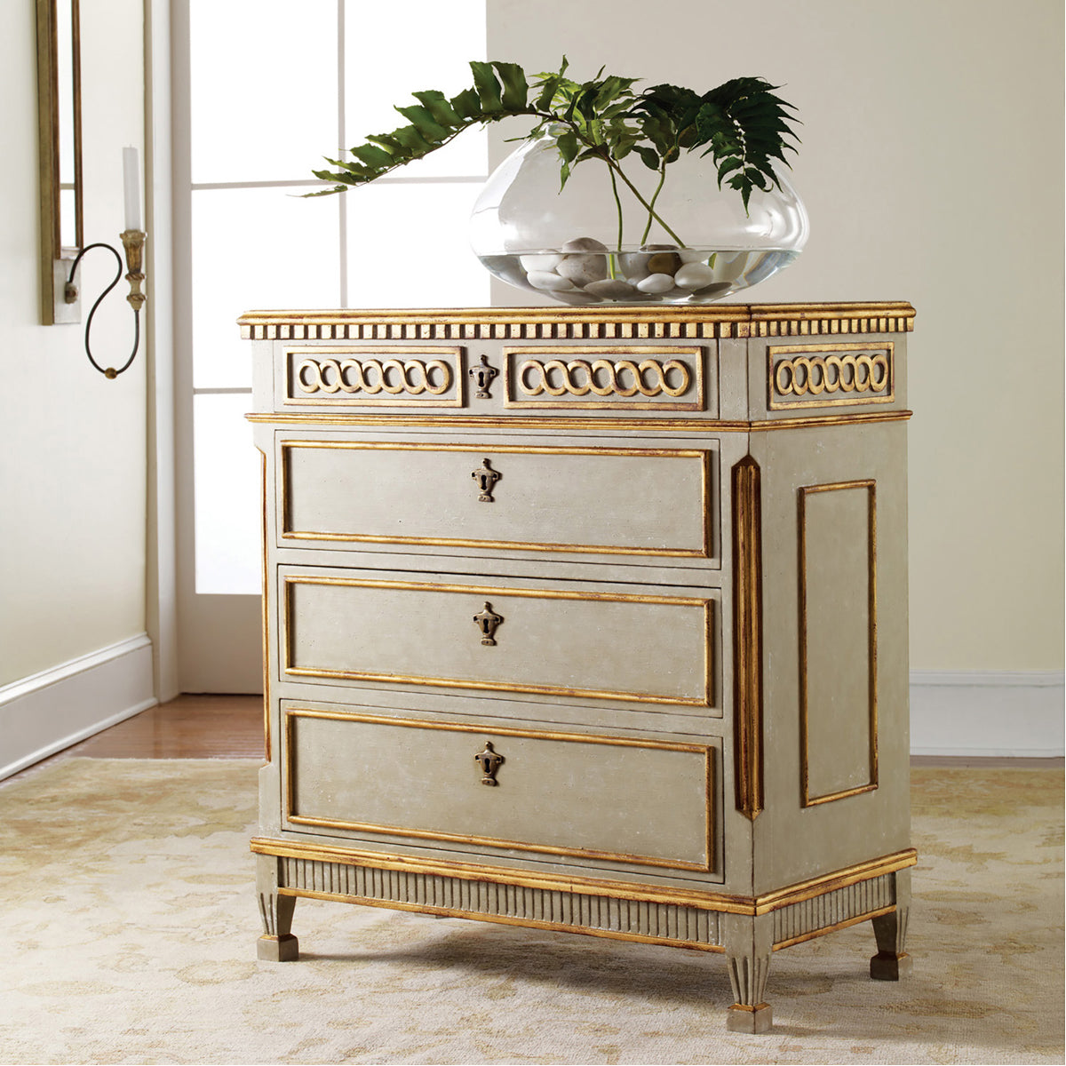 Modern History Painted Regency Chest