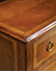 Modern History 2-Drawer Fruitwood Commode