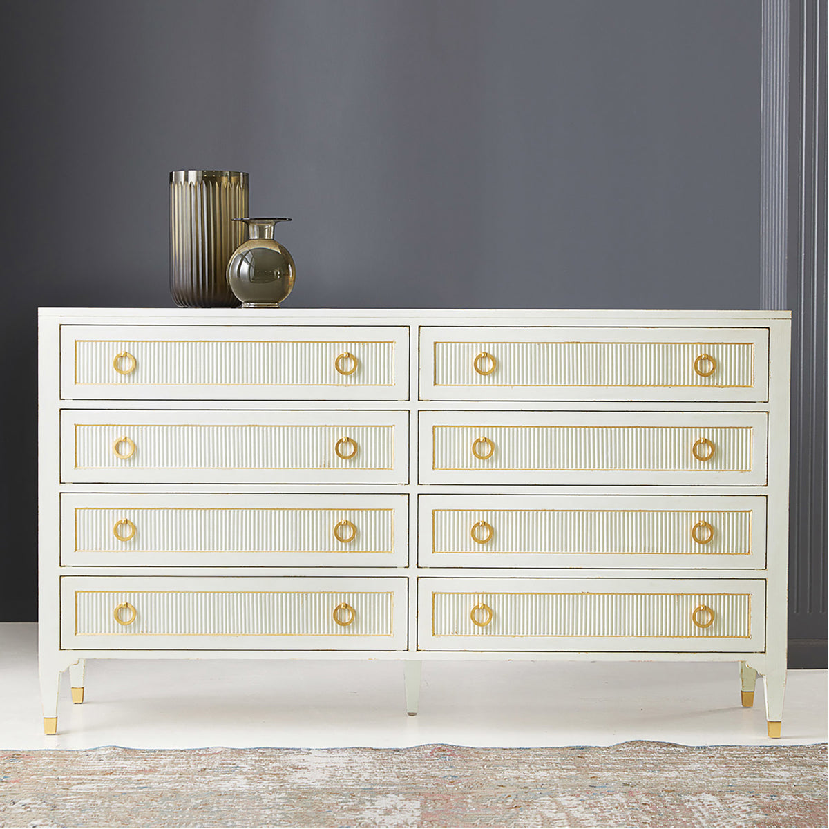 Modern History Swedish Reeded Dresser