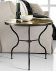 Modern History Wrought Iron End Table