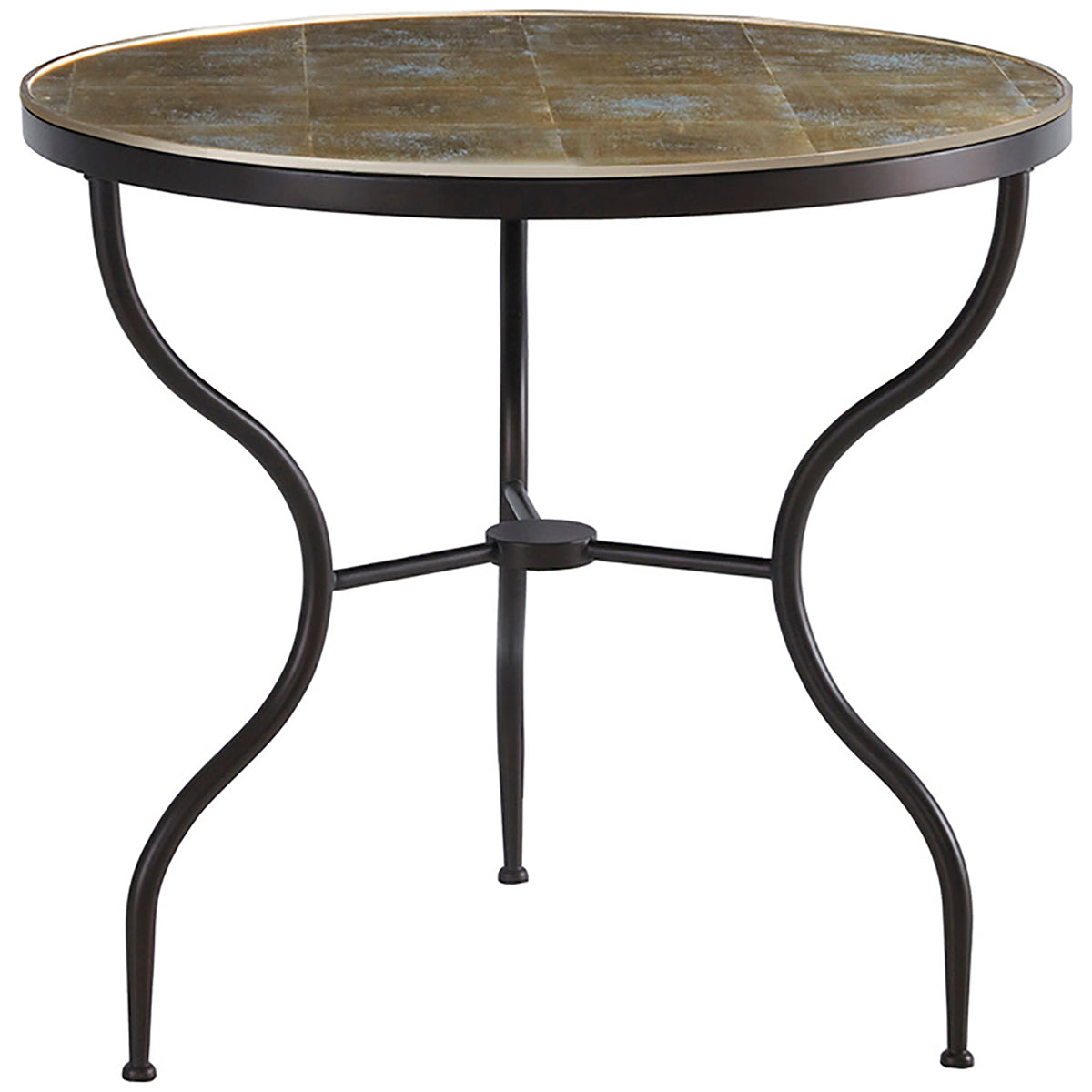 Modern History Wrought Iron End Table